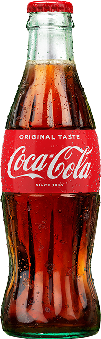 Imagem de uma garrafa de coca-cola