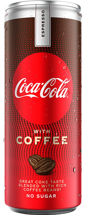 Imagem de uma lata de coca cola expresso